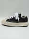 Maison MIHARA YASUHIRO��PETERSON 23 /Original Sole Studded Paint Canvas Low-Top Sneaker/BLACK