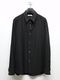 ATTACHMENT�������å�����/PE CONPACT TWILL REGULAR COLLAR DRESS SHIRTS/BLACK