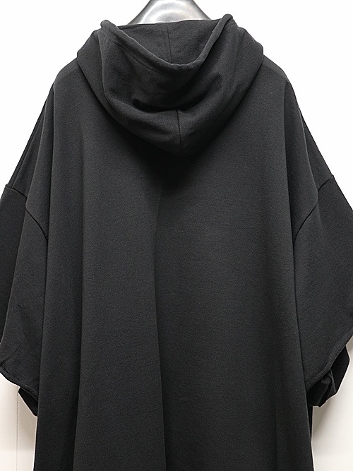 SALE30%OFF/Ground Y�����饦��ɥ磻/40/20 MINI FLEECE CHEST POCKET LONG HOODIE/BLACK.