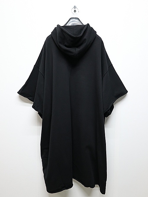 SALE30%OFF/Ground Y�����饦��ɥ磻/40/20 MINI FLEECE CHEST POCKET LONG HOODIE/BLACK.
