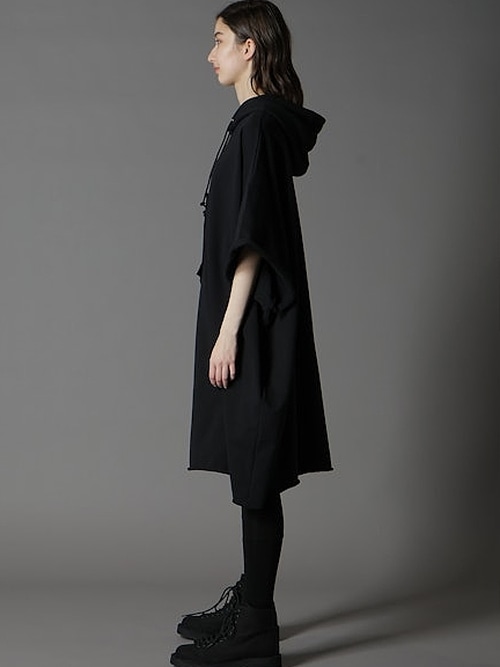 SALE30%OFF/Ground Y�����饦��ɥ磻/40/20 MINI FLEECE CHEST POCKET LONG HOODIE/BLACK.