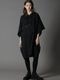 SALE30%OFF/Ground Y�����饦��ɥ磻/40/20 MINI FLEECE CHEST POCKET LONG HOODIE/BLACK.