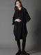 SALE30%OFF/Ground Y�����饦��ɥ磻/40/20 MINI FLEECE CHEST POCKET LONG HOODIE/BLACK.