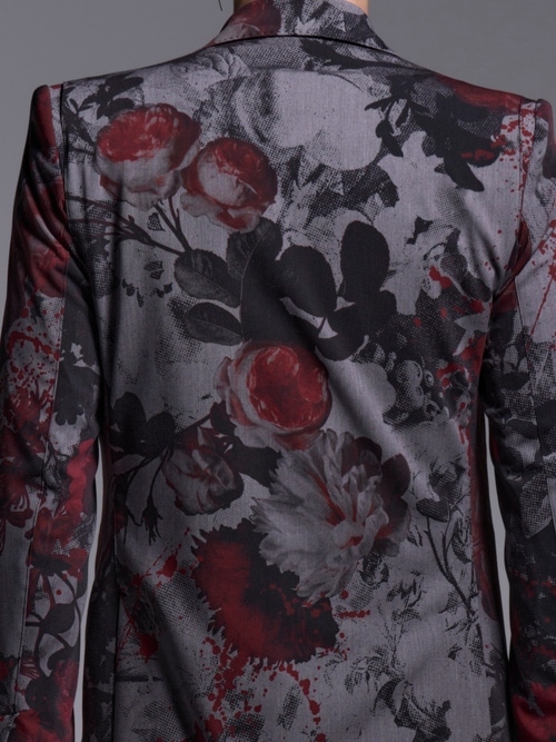 (ͽ���ʡ�5��6������ͽ��/kiryuyrik������奦����奦/Gray Flora Gabardine Long Jacket/Gray