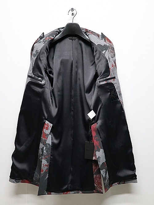 (ͽ���ʡ�5��6������ͽ��/kiryuyrik������奦����奦/Gray Flora Gabardine Long Jacket/Gray