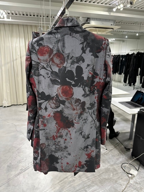 (ͽ���ʡ�5��6������ͽ��/kiryuyrik������奦����奦/Gray Flora Gabardine Long Jacket/Gray