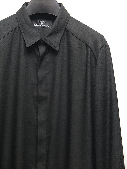 SALE50%OFF/kujaku㥯jinchoge shirt/BLK.