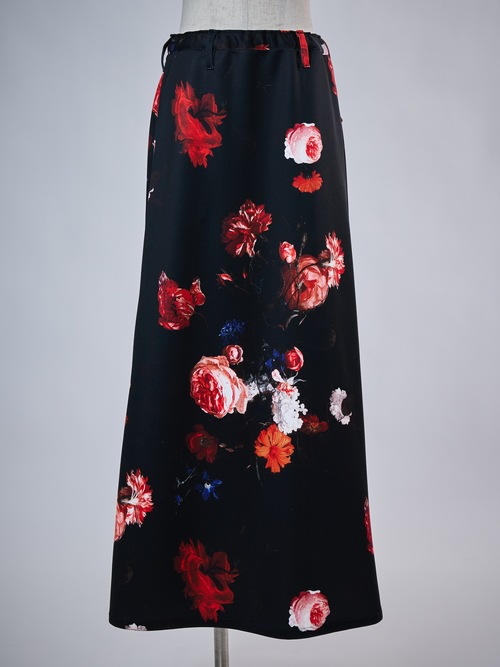 (ͽ���ʡ�6��7������ͽ��/THE ONENESS�������ͥ�/Flora Recycle Jersey Back Zipp Skirt/Black