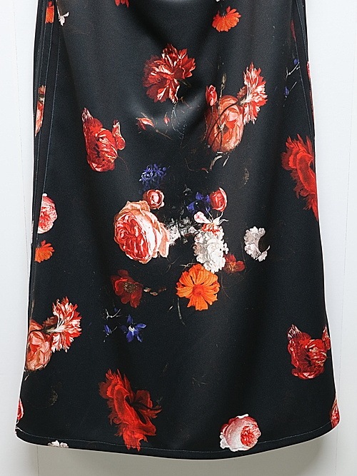 (ͽ���ʡ�6��7������ͽ��/THE ONENESS�������ͥ�/Flora Recycle Jersey Back Zipp Skirt/Black