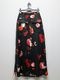 (ͽ���ʡ�6��7������ͽ��/THE ONENESS�������ͥ�/Flora Recycle Jersey Back Zipp Skirt/Black