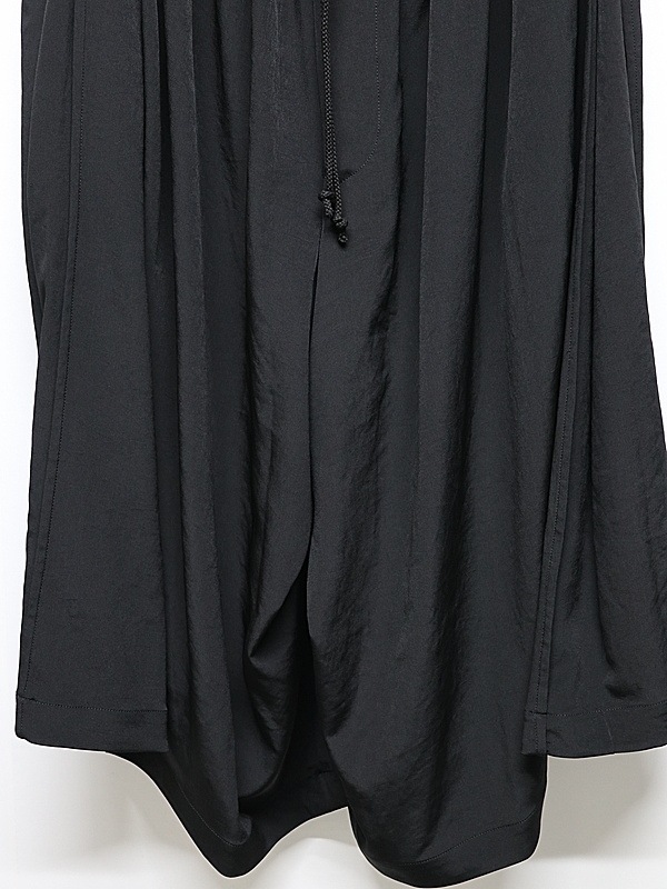 Ground Y�����饦��ɥ磻/TA/PE CREPE DE CHINE CULOTTE PANTS/BLACK