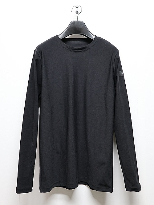 RESOUND CLOTHINGꥵɥ/LOOSE FIT nylon long sleave Tee/BLACK