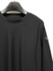 RESOUND CLOTHINGꥵɥ/LOOSE FIT nylon long sleave Tee/BLACK
