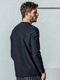 RESOUND CLOTHINGꥵɥ/LOOSE FIT nylon long sleave Tee/BLACK