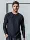 RESOUND CLOTHINGꥵɥ/LOOSE FIT nylon long sleave Tee/BLACK