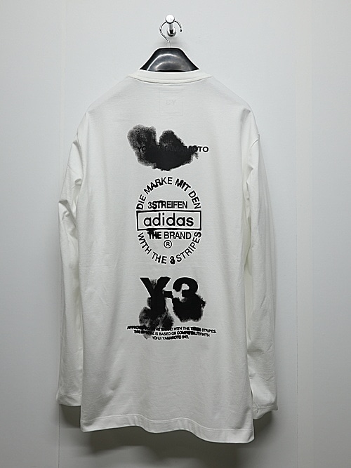 Y-3���磻���꡼/GFX LS TEE/CWHITE