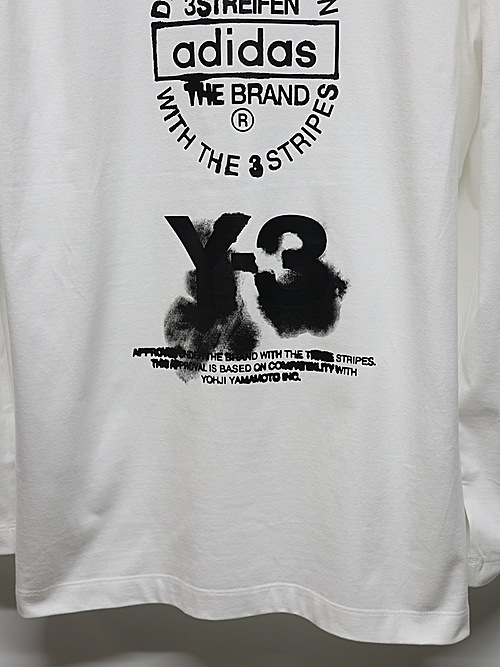 Y-3���磻���꡼/GFX LS TEE/CWHITE