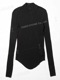 (ͽ)89ͽ/JULIUSꥦ/COTTON/SILK RIB CUT & SEWN6/BLACK