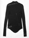 (ͽ)89ͽ/JULIUSꥦ/COTTON/SILK RIB CUT & SEWN6/BLACK