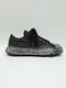 Maison MIHARA YASUHIROPETERSON 23 /Original Sole Studded Paint Canvas Low-Top Sneaker/BLK/BLK