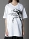 Ground Y饦ɥ磻/20/cotton jesey snake/WHITE