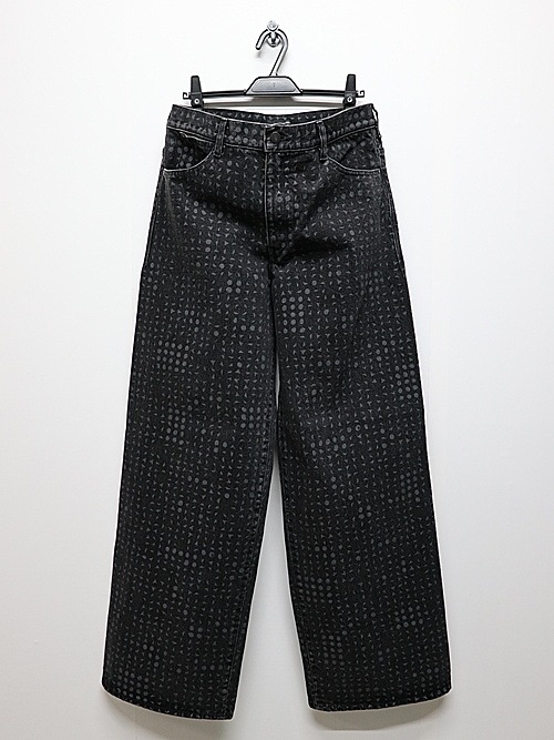 SALE30%OFF/LAD MUSICIAN����å� �ߥ塼�������/14oz DENIM STUDZ STRAIGHT PANTS/USED BLACK