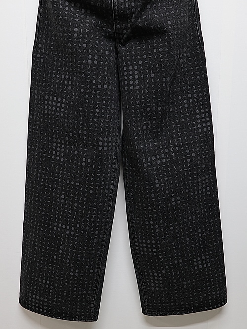 SALE30%OFF/LAD MUSICIAN����å� �ߥ塼�������/14oz DENIM STUDZ STRAIGHT PANTS/USED BLACK