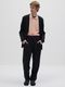 SALE30%OFF/ATTACHMENT�������å�����/COTTON DOUBLE FACE COLLARLESS CARDIGAN/BLACK.