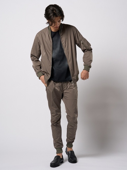 (ͽ���ʡ�3��4������ͽ��/wjk�����֥른��������/spray dye leather pocket-T/black��silver