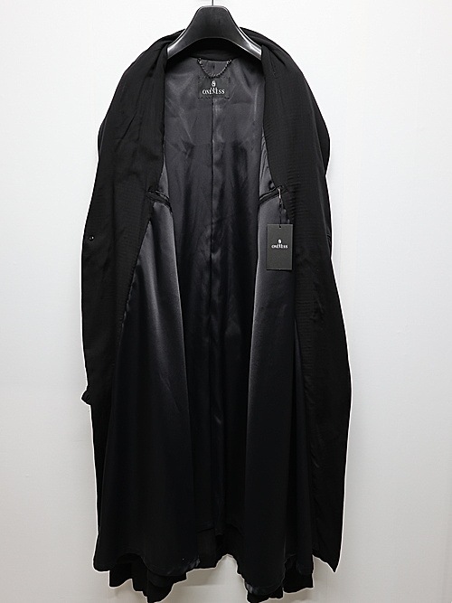 (ͽ���ʡ�2��3������ͽ��/THE ONENESS�������ͥ�/Cupro Twill Over Size Coat/Black