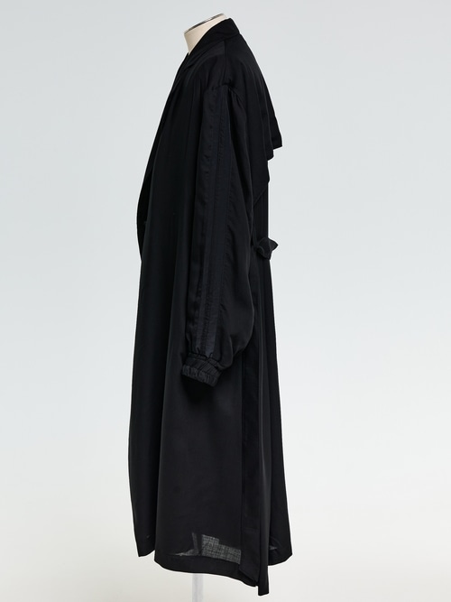 (ͽ���ʡ�2��3������ͽ��/THE ONENESS�������ͥ�/Cupro Twill Over Size Coat/Black