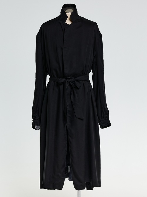 (ͽ���ʡ�2��3������ͽ��/THE ONENESS�������ͥ�/Cupro Twill Over Size Coat/Black