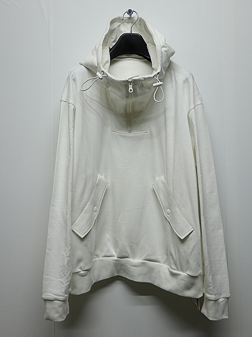 Ground Y�����饦��ɥ磻/40/20 MINI FLEECE ANORAK HOODIE/WHITE