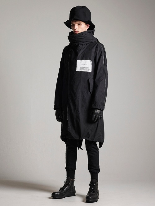 �㴰���nude:masahiko maruyama ���̡���:�ޥ��ҥ��ޥ���/MULTI ZIP MILITARY HOODIE COAT w/PRINTED PATCHES/Beige