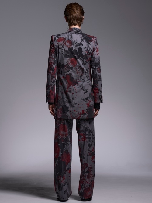 (ͽ���ʡ�5��6������ͽ��/kiryuyrik������奦����奦/Gray Flora Gabardine Wide Slacks/Gray