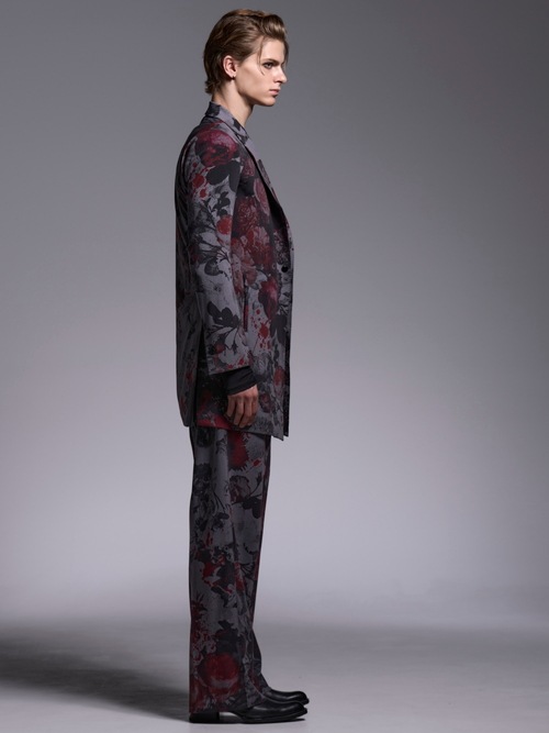 (ͽ���ʡ�5��6������ͽ��/kiryuyrik������奦����奦/Gray Flora Gabardine Wide Slacks/Gray