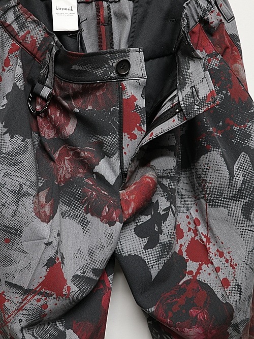 (ͽ���ʡ�5��6������ͽ��/kiryuyrik������奦����奦/Gray Flora Gabardine Wide Slacks/Gray