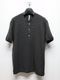 wjk�����֥른��������/waffle henley S/S/black.