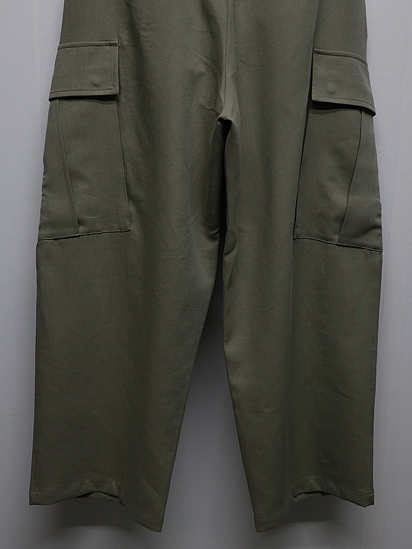 ATTACHMENT�������å�����/CO/TEN POWDERY DOUBLE CROTH EASY CARGO TROUSERS/L.KH GRAY
