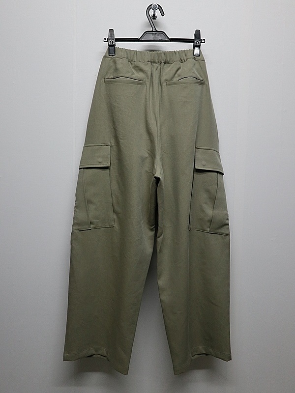 ATTACHMENT�������å�����/CO/TEN POWDERY DOUBLE CROTH EASY CARGO TROUSERS/L.KH GRAY