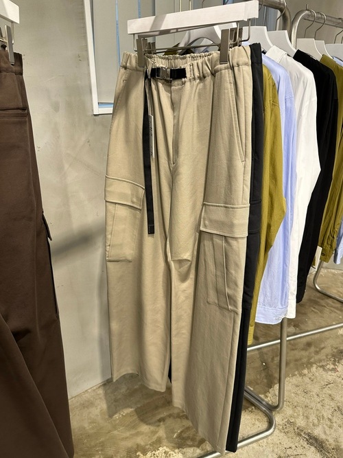 (ͽ���ʡ�7��8������ͽ��/ATTACHMENT�������å�����/CO/TEN POWDERY DOUBLE CROTH EASY CARGO TROUSERS/L.KH GRAY