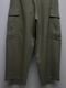 ATTACHMENT�������å�����/CO/TEN POWDERY DOUBLE CROTH EASY CARGO TROUSERS/L.KH GRAY