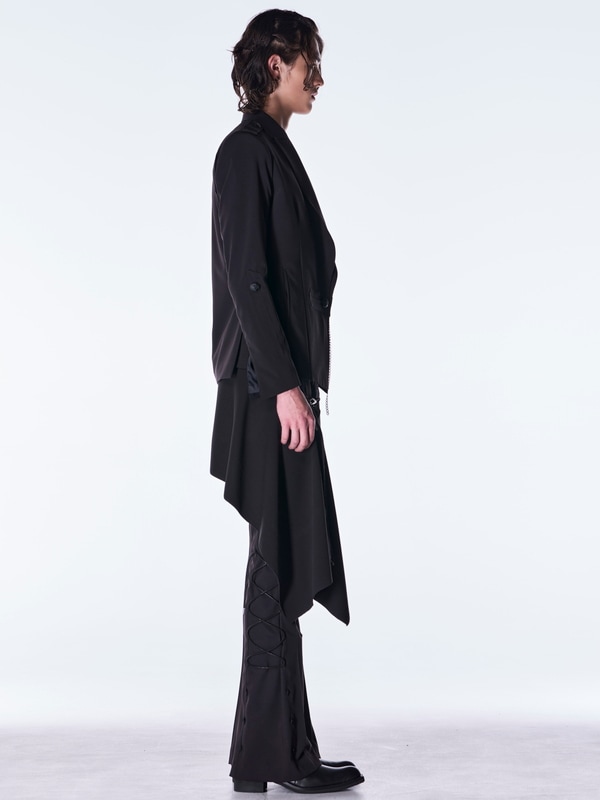 (ͽ���ʡ�9������10������ͽ��/kiryuyrik������奦����奦/PE Gabardine Hip Hung Muffler/Black