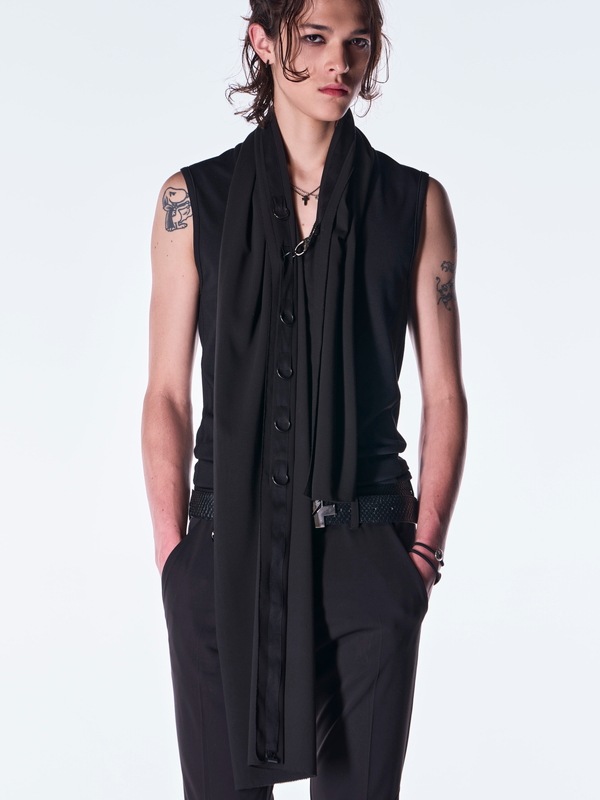 (ͽ���ʡ�9������10������ͽ��/kiryuyrik������奦����奦/PE Gabardine Hip Hung Muffler/Black