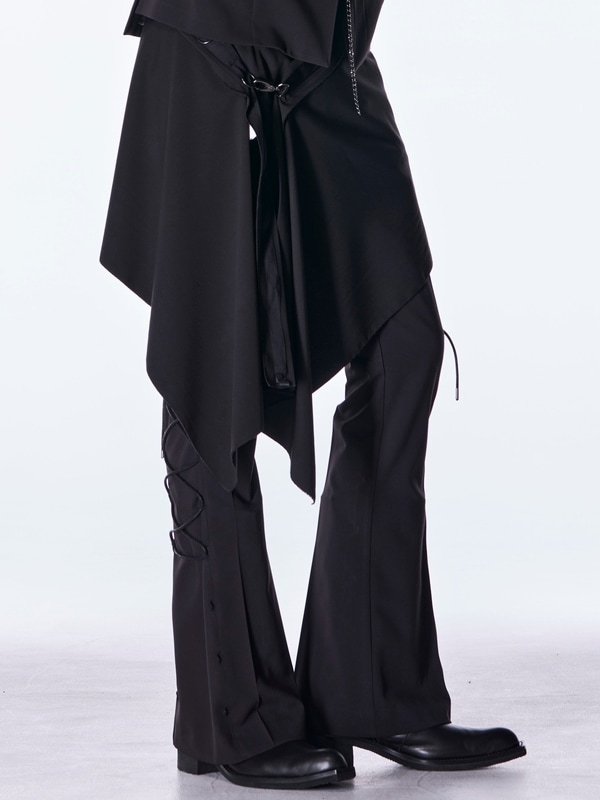 (ͽ���ʡ�9������10������ͽ��/kiryuyrik������奦����奦/PE Gabardine Hip Hung Muffler/Black