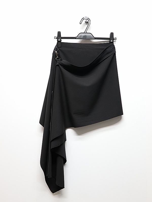 kiryuyrik������奦����奦/PE Gabardine Hip Hung Muffler/Black