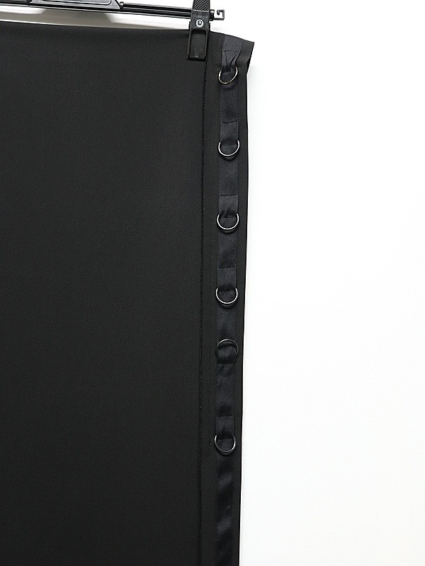kiryuyrik������奦����奦/PE Gabardine Hip Hung Muffler/Black