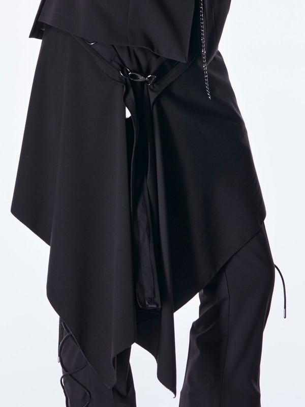 (ͽ���ʡ�9������10������ͽ��/kiryuyrik������奦����奦/PE Gabardine Hip Hung Muffler/Black