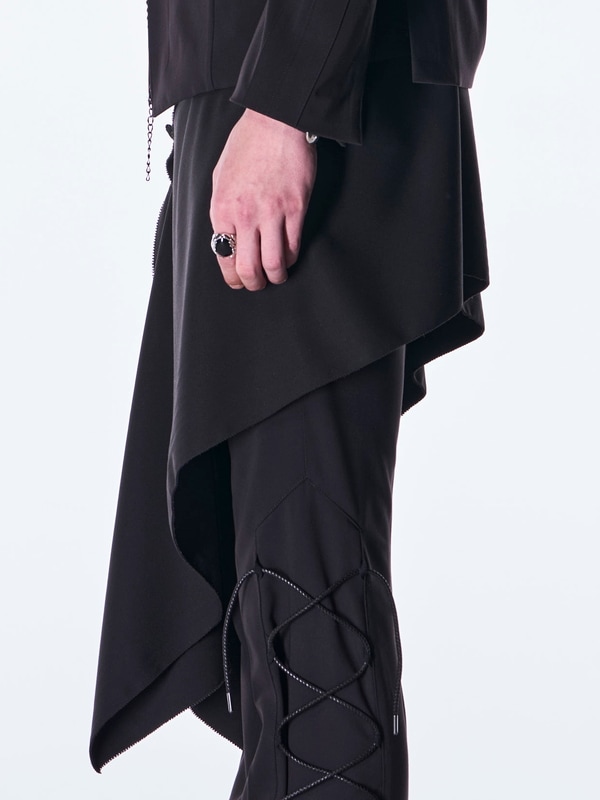 (ͽ���ʡ�9������10������ͽ��/kiryuyrik������奦����奦/PE Gabardine Hip Hung Muffler/Black