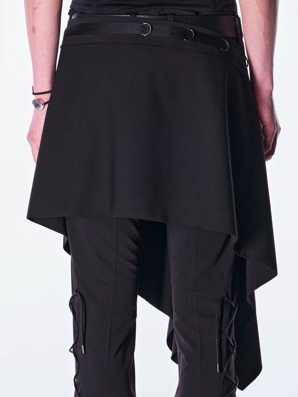 (ͽ���ʡ�9������10������ͽ��/kiryuyrik������奦����奦/PE Gabardine Hip Hung Muffler/Black